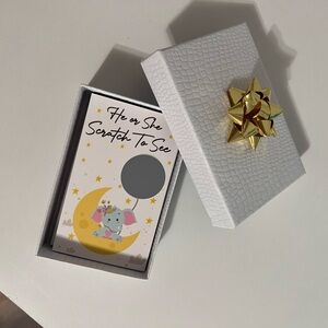 35 baby girl reveal scratch cards -NEW